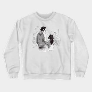 Adventure Time with Dad - Father's Day Travel Crewneck Sweatshirt